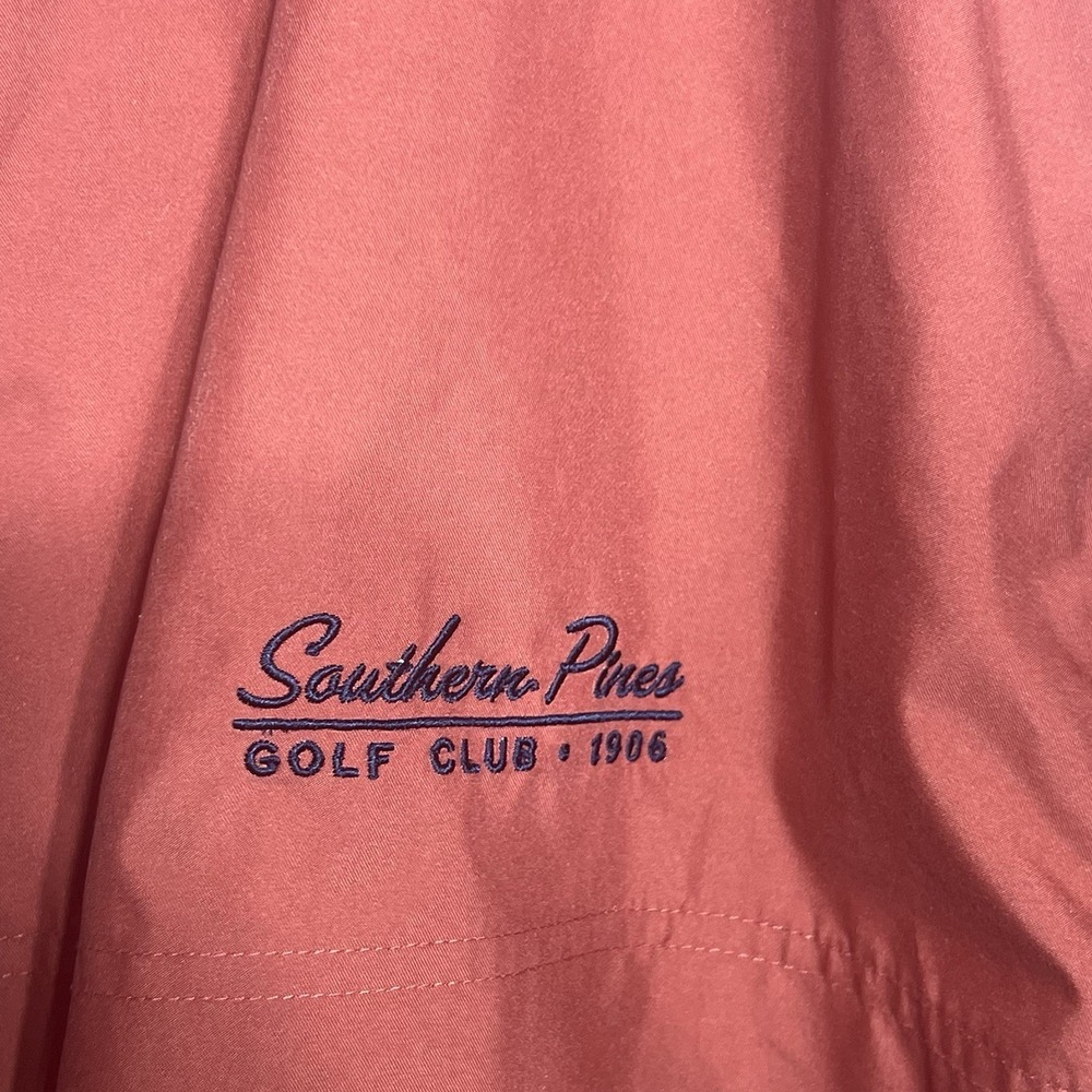 Southern Pines Golf Club NC, Red Weatherproof Garment Men's L Golf Rain Jacket - Picture 6 of 13